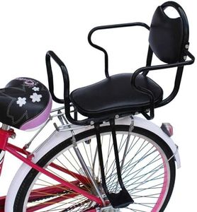 ASIAD Siège Enfant vélo siège Enfant arrière pour Enfant 3-8 Ans capacité de Charge,Noir