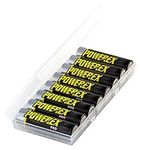 Powerex PRO High Capacity Rechargeable AA NiMH Batteries (1.2V, 2700mAh) - 8-Pack, (MH-8AAPRO-BH)