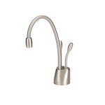 InSinkErator F-HC1100SN Contemporary Instant Hot and Cold Water Dispenser Faucet, Satin Nickel, 360-Degree Swivel