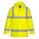 Portwest S460 Waterproof Comfort Hi-Vis Winter Traffic Jacket Yellow, Small