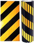 Garage Smith GWP06 Garage Wall Protector Foam Wall Column Corner Guard for Parking Garages - Reflective Wall Edge Protector - Wall Corner Edge and Bumpers Guards (2-Pack(Black Yellow))