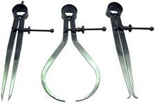 Proops Spring Caliper Set x 3 Internal External Dividing Dividers 8" 200mm. (W4105) Free UK Postage