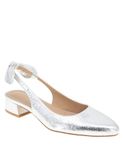 BCBGeneration Women's Torna Ballet Flat, Silver, 9 UK