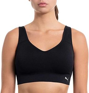 PUMA Women’s Seamless Convertible Sports Bra, 2-Pack (as1, Alpha, m, Regular, Regular, Black/Gray), Black/Grey, Medium