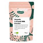 Organic Coconut Milk Powder – 1kg Pouch Packed Coconut Powder Milk – Natural Vegan Milk Powder – Gluten Free Pure Powdered Coconut milk for Smoothie Mix, Smoothie Powder and Baking by Island Source