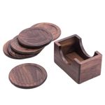 Drink Coasters With Wood Holders