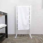 NATWEE Heated Towel Warmer Rack for Bathroom, Electric 6 Bars Drying Rail, Keep Bath Shower Towel Warming and Plug-in Bath Towel Heater Polish Chrome It's so kind of you