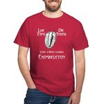 CafePress - Live Fast - 100% Cotton T-Shirt Cardinal