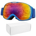 VIPITH Snow Goggles Windproof 100% UV Protection, Cycling Motorcycle Snow Glasses Ski Goggles, Outdoor Sports Ski for Kids Boys Girls Junior