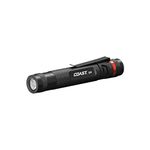 COAST 19384 1XAAA Black Aluminium 54 LUMENS MAX Beam Inspection Pen Torch (Clam Pack)