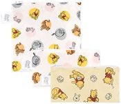 Bumkins Sandwich Bags/Snack Bags, Reusable Fabric, Washable, Food Safe, BPA Free - Disney Pooh Bear and Friends (3-Pack) (SB3-DWP20)