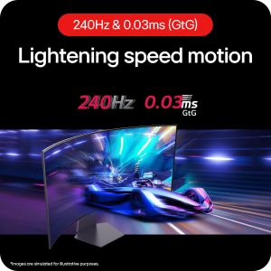 LG UltraGear 45" OLED Gaming Monitor – UltraWide Curved Display