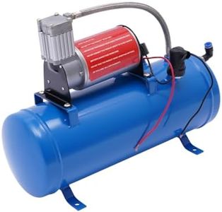 Air Horn Kit di trombe 150 psi con compressore d'aria serbatoio aria 6 l segnalatore acustico pneumatico universale per tutti i veicoli 12 v treni barche auto