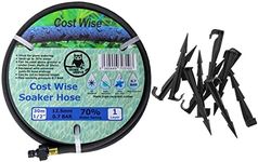 Garden Irrigation/Watering 97 ft (30m) Soaker Hose/Leaky Pipe/Porous/drip-line with 20 Ground PEGS+Fittings