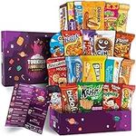 Maxi International Snack Box | Premium Exotic Foreign Snacks | Unique Snack Food Gifts Included | Try Extraordinary Turkish Snacks | Candies from Around the World | 21 Full-Size Snacks