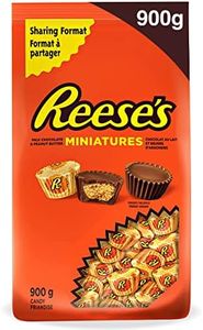 REESE'S Bulk Chocolate - Chocolate Candy Peanut Butter Cups Minis, Halloween Candy, Individually Wrapped Candy For Sharing, 900g