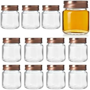 Juvale 12 Pack Mini Mason Jar Shot Glasses with Lids, 2 oz for Ginger Shots, Juices, Cocktails, Homemade Sauces
