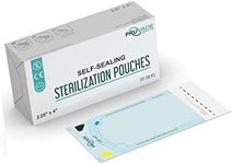 PRUVADE Sterilization Pouches - 400 Pack 2.25" X 4” Sterilizer Bags for Dental Offices - Autoclave Self Sealing Sterilization Pouch for Dental Instruments, Nail Techs, Tattoo, Medical Lab-2.25" X 4”