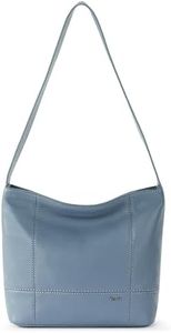 The Sak De Young Hobo in Leather, Single Shoulder Strap, Maritime