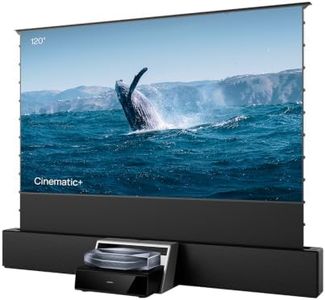 AWOL Aetherion Max 4K 3D ultra short throw projector &120" Motorized ALR Floor Rising Projector Screen & 120" Smart station Bundle (Aetherion Max&ALR-F220$AS-120)