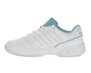 K-Swiss Women's Bigshot Light 4 Tennis Shoe, White/Nile/Desert Flower, 7 M