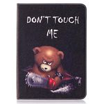 AIFILLE Case Compatible with Samsung Galaxy Tab S3 T820 T825 2017 9.7 inches Premium PU Leather Wallet Flip Protective Tablet Case Cover Card Slots Kickstand 360 Full Body Pattern Little Cute Bear