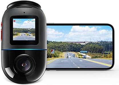 70mai Dash CAM Omni, rotación de 360°, visión Nocturna Superior, Almacenamiento eMMC de 128 GB Incorporado, grabación de lapso de Tiempo, Modo de estacionamiento 24 Horas