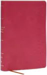 Student Study Bible: A Guide to Knowing and Living God’s Word (NKJV, Pink Leathersoft, Red Letter, Comfort Print)
