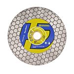 HIGHDRIL Diamond Tile Cutting Grinding Disc - 125mm/5inch Cutting and Grinding Disc for Porcelain Tile Granite Marble Ceramic Quartz