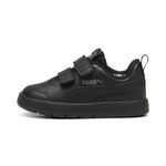 PUMA Boy's Unisex Kids COURTFLEX V3 V INF Sneaker, Black Black-CAST Iron, 8 UK Child