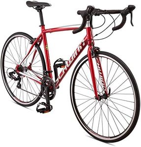 Schwinn Fastback Tourney AL Adult Performance Road Bike, Beginner to Intermediate Bicycle Riders, 700c Wheels, 14-Speed Drivetrain, Extra-Large Aluminum Frame, Red