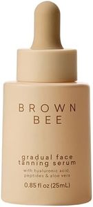 Brown Bee Peptide Gradual Tanning Serum 25 ml – Daily Facial Self Tanner with Peptides, 2% Hyaluronic Acid, Vitamin B5 & Hydraskin, Hydrating Glow