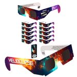 Helioclipse [12 Pack] Solar Eclipse Glasses 2024 - AAS Approved - Trusted for Direct Solar Eclipse Viewing - ISO 12312-2 & CE Certified - Lunette Eclipse Solaire