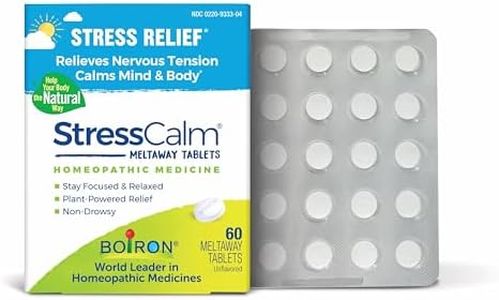 Boiron StressCalm for Relief of Stress, Anxiousness, Nervousness, Irritability, and Fatigue - 60 Count