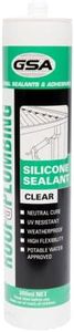 GSA Roof & Plumbing Silicone Sealant 300 g, Clear