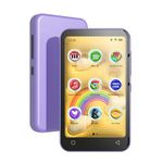 TIMMKOO 80GB Kids MP3 Player with Bluetooth, Parental Controls, Pre-Installed Spotify, Spotify Kids 4" MP3 MP4 Music Player Up to 1TB (Violet)