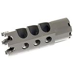 Airsoft Parts 84mm DTK-1 Style Muzzle Brake FlashHider Compensator with Adaptor For -14mm CCW Threading Rifle