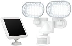 Sunforce 100 LED Twin Head Solar Motion Light with Corner Mounting
