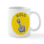 CafePress Gold Digger Mug 11 oz (325 ml) Ceramic Coffee Mug