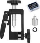 Tailcle 2 in 1 Bicycle Hydraulic Hose Cutter and Needle Driver Tool for MTB Road Bicycle - Olive Banjo Fitting Install, Compatible with Most Needle Drivers (D-Black)