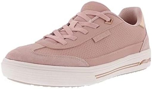 Skechers Women's Arch Fit Arcade - Diamond Daze Sneaker, Blush, US 10