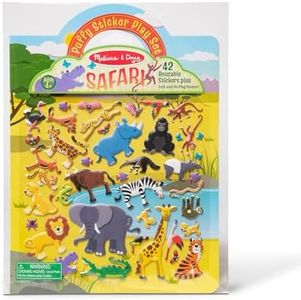 Melissa & Doug - Reusable Puffy Sticker Play Set - Safari