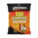 GRABBER WARMERS Big Pack Adhesive Toe Warmers, 8 Pairs, Tan, TWES8DISPLAYUSA