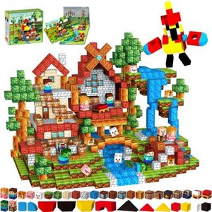 200Pcs Magnetic Blocks, Magnet Toys for Children Ages 3+, 44pcs Shapes