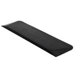 MAGIC UNION 1-1/2" Rise Solid Rubber Power Wheelchair Threshold Ramp Doorway