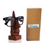 Valentine Day, Wooden Classic Hand Carved Rosewood Nose-shaped Eyeglass Spectacle/Eyewear Holder, Easter Day Gift