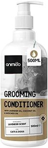 animigo’s Cat & Dog Conditioner | 500ml Deep Cleansing Conditioner for Dogs With Lavender, Chamomile, Avocado & Coconut Oil | For Dry, Itchy, Bad Odour, Dematting & Detangling | Long-Lasting Fragrance