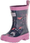 Hatley Unisex-Child Printed Rain Boots, Pegasus Constellations, 11 Little Kid