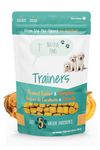Just Natural Paws Puppy Treats - Peanut Butter & Pumpkin Dog Treats, Crunchy Training Biscuits, All Natural, Human Grade, Vegetarian, Low Calorie, Made in Canada, 100 g