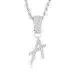 E&A Bling Iced Out A-Z Initial Lett